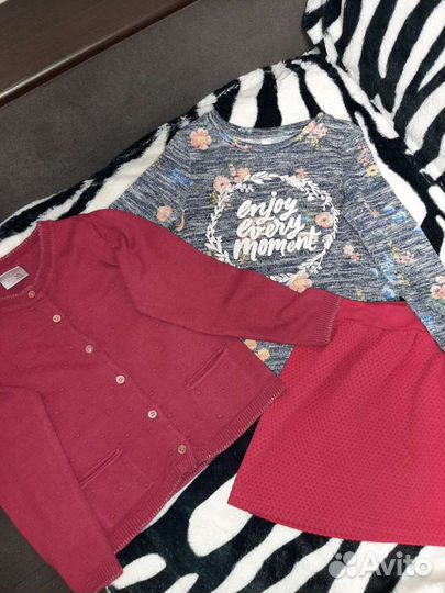 Вещи пакетом на девочку 110-116