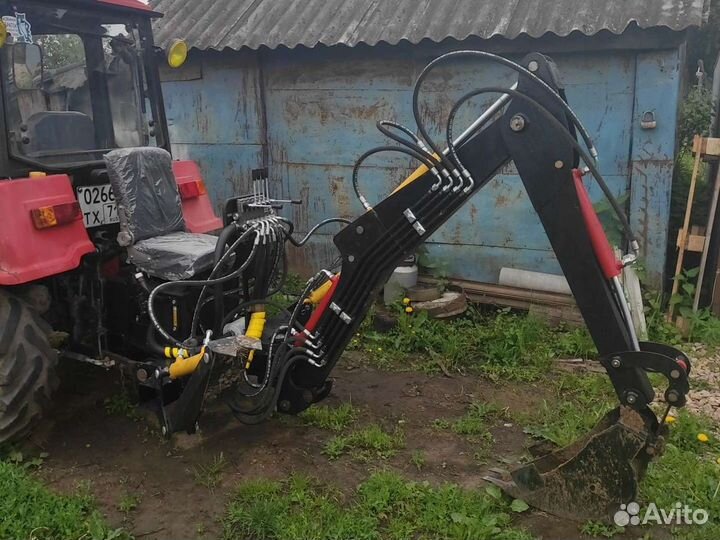Навесной экскаватор для мини трактора