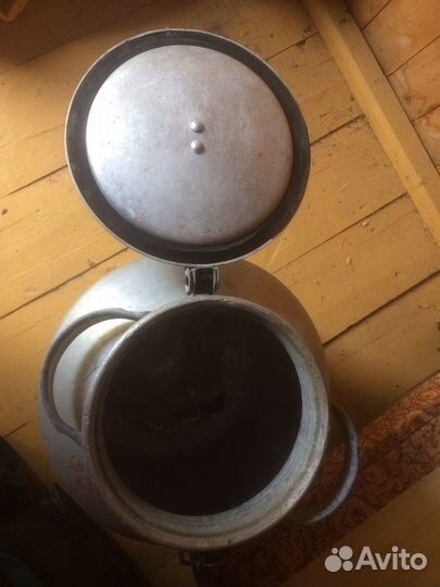 Фляга алюминиевая бу 40л, бидон СССР