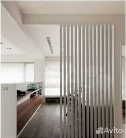 Реечные перегородки из дерева