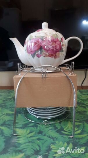 Сервиз чайный с символикой РФ. Сервиз 