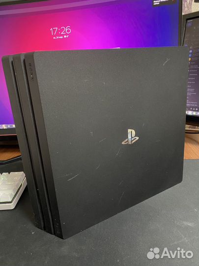 Sony playstation 4 PS4 pro 1tb 2 геймпада