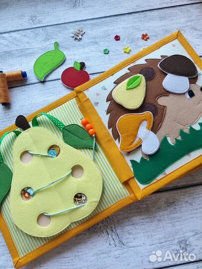 Фетровая книга Лисенок