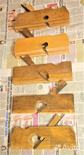 Плотницкий инструмент - рубанки, отборники и др