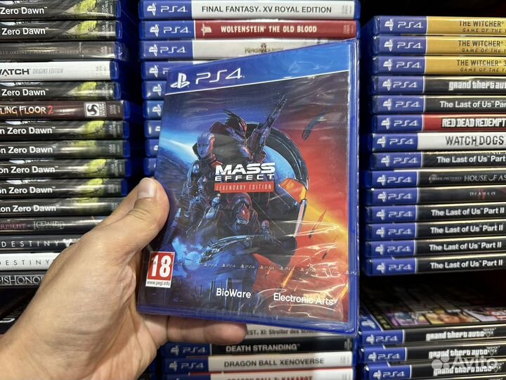 Mass effect legendary edition ps4 диск новый