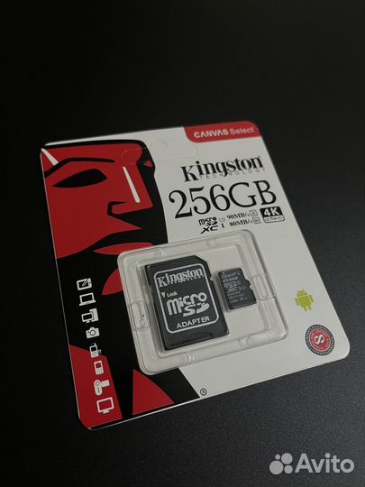 Карта памяти micro sd 128 и 256 Гб
