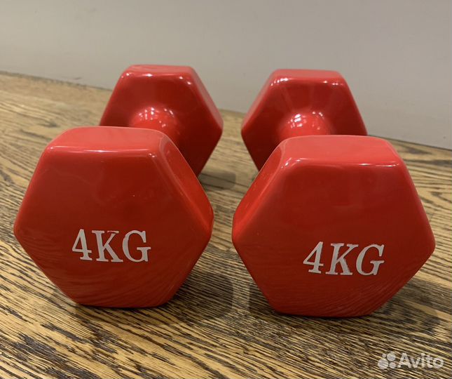 Гантели 4 кг 2 штуки