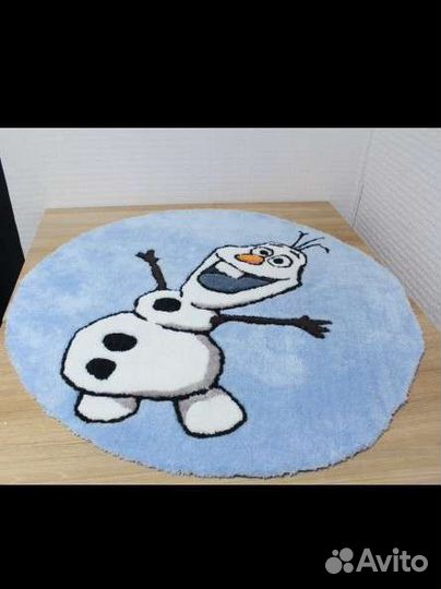Ворсовый коврик с мультяшным героем Олаф