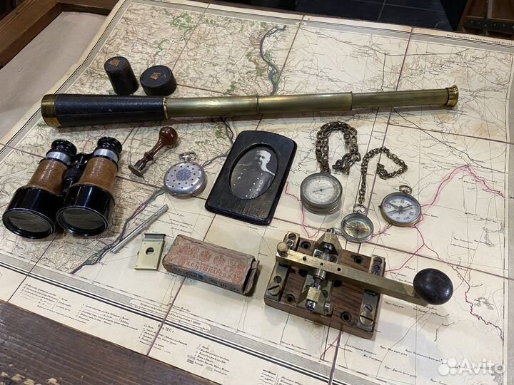 Старинные предметы, морская тематика 19 век