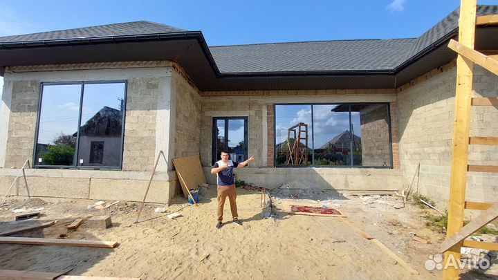 Алюминиевые окна двери витражи