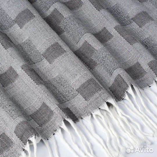 Luddmlla луддмолла Плед, серый/белый, 130x170 см