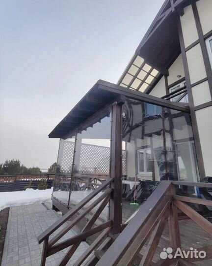 Мягкие окна для беседки