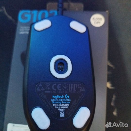 Игровая мышь logitech g102