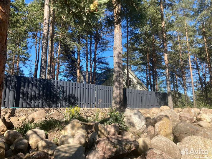 Забор из габионов колонна 100*50мм производство