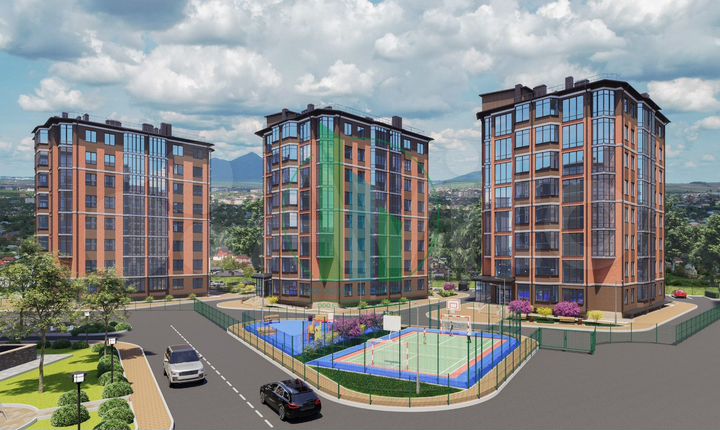 1-к. квартира, 42,4 м², 4/8 эт.