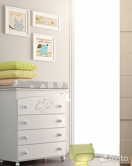 Детский комод micuna с пеленальным столиком