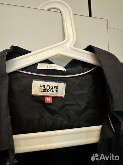 Tommy hilfiger рубашка черная