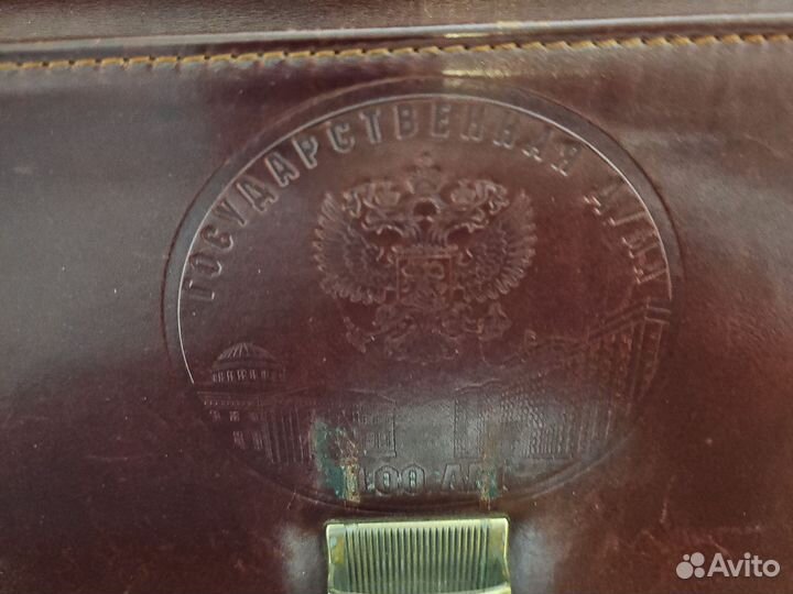 Мужской кожаный портфель бу