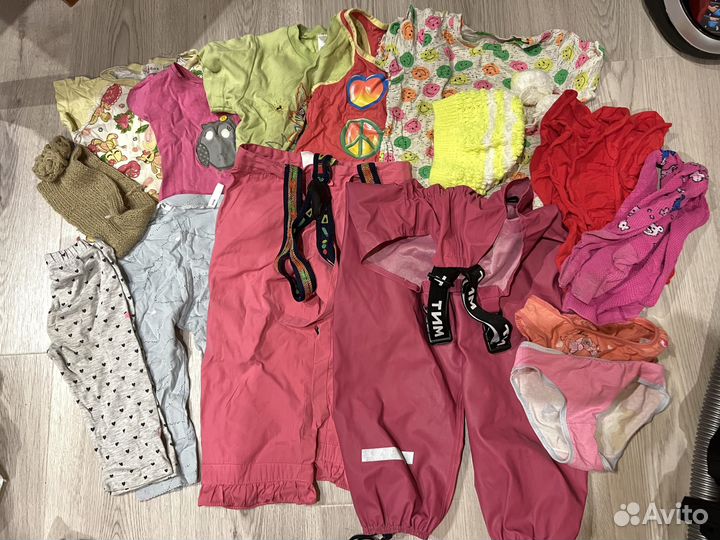 Детские вещи на девочку пакетом 68 86 92 116