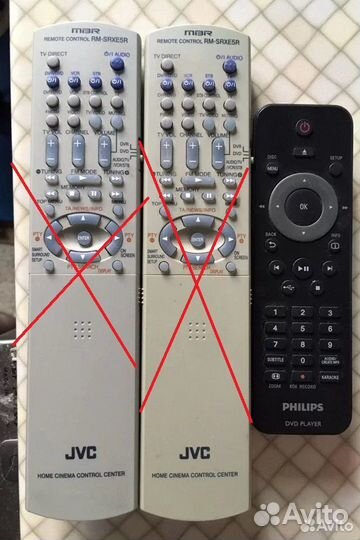 Пульты ду JVC и philips