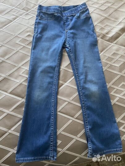 Джинсы клеш hm 110/116