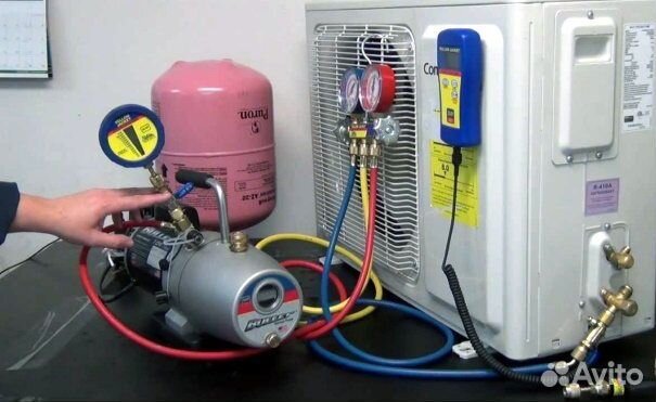 Чистка сплит систем Заправка сплит систем