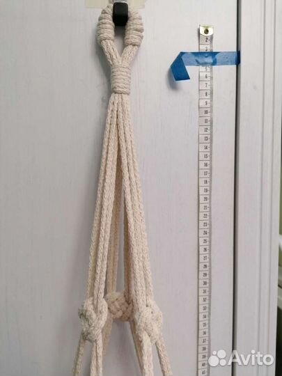 Подве макраме кашпо для цветов