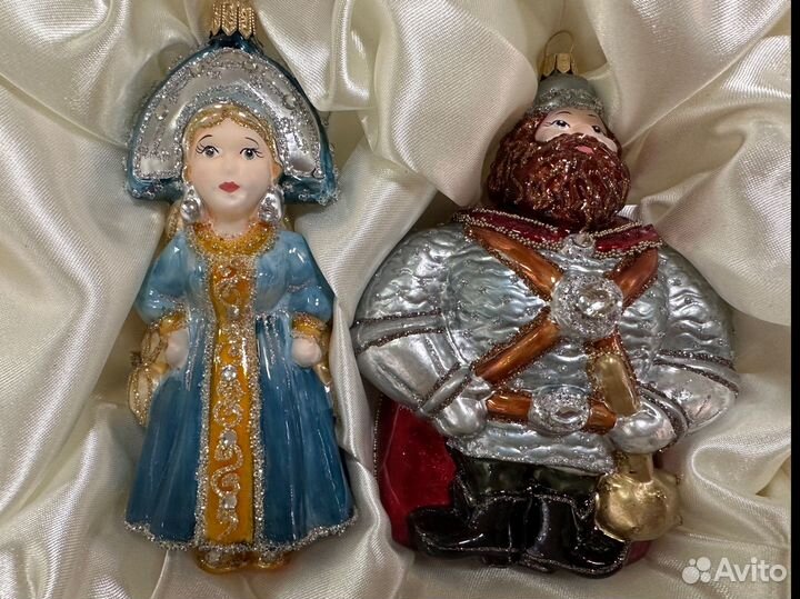 Елочные игрушки ручной работы 