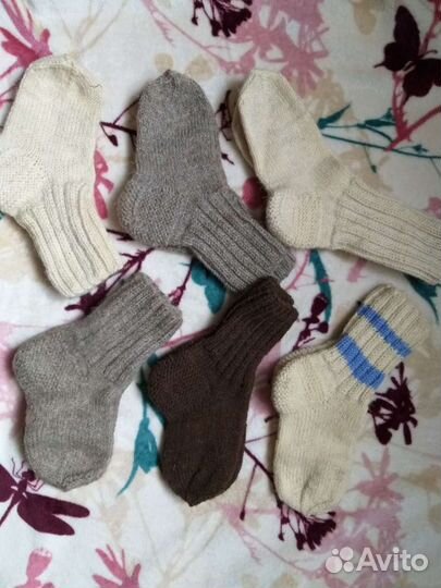 Носки шерстяные 18-20 см