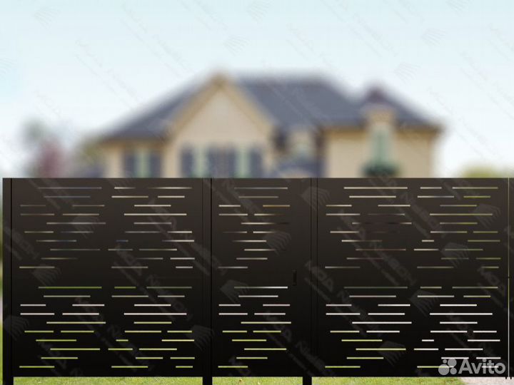 Забор металлический