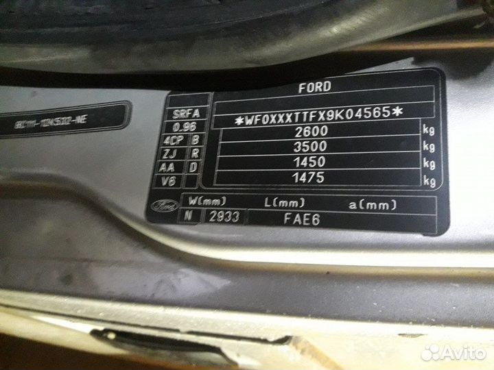 Разбор на запчасти Ford Transit