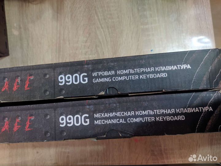 Механическая клавиатура Оклик 990G на запчасти