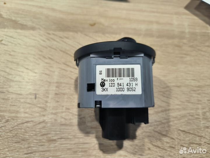 Переключатель света skoda octavia a5