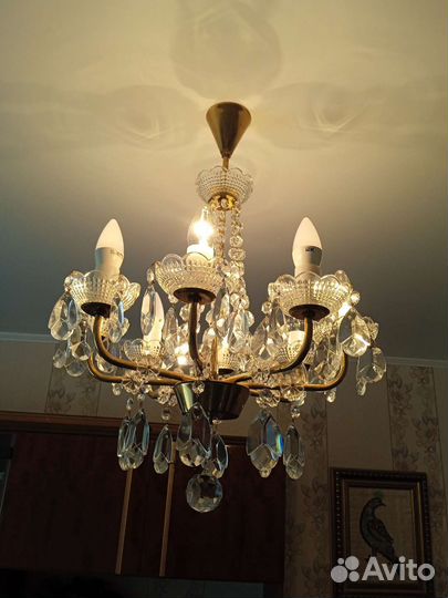 Люстра хрустальная богемия чехия