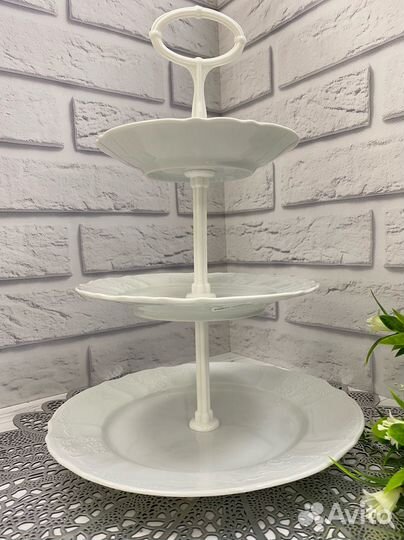 Этажерка 3-х ярусная недекорированный Bernadotte