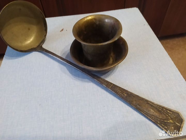 Черпак для кухни старинный Немецкий