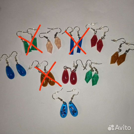 Серьги ручная работа