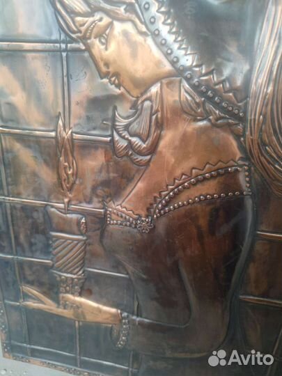 Картина медная чеканка