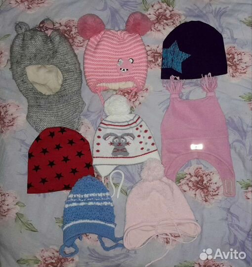 Шапки на 3-4 года