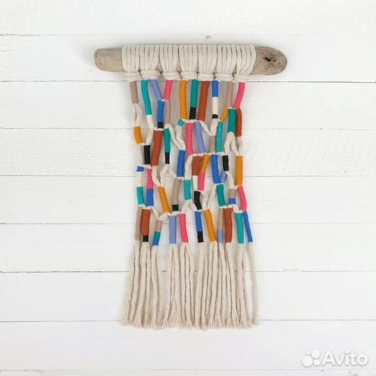 Макраме панно на стену подвеска гобелен