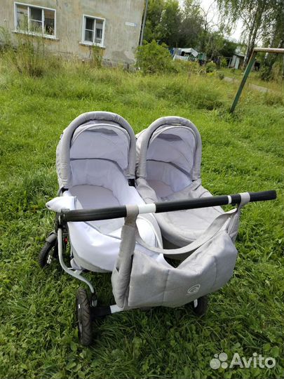 Коляска для двойни 2 в 1