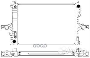 Радиатор volvo S60 2.0-2.5 / S80 2.0-2.9 / XC70