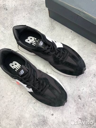 New Balance 327 black / white