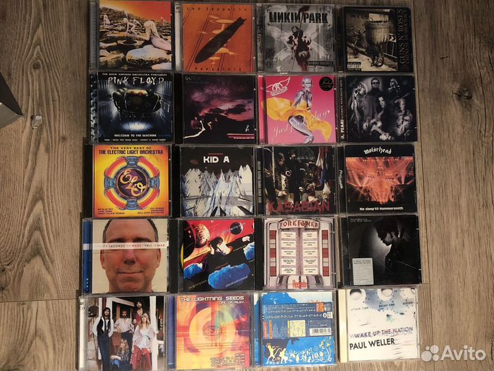 CD фирменные, рок