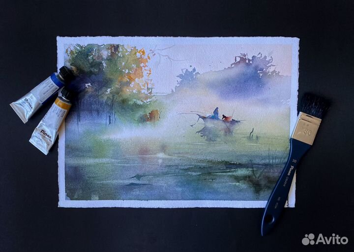 Акварельные пейзажи