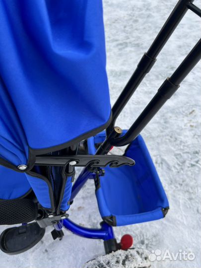 Детский велосипед с родительской ручкой