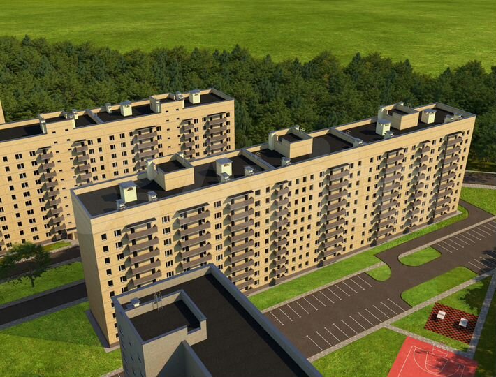 2-к. квартира, 44,7 м², 7/10 эт.