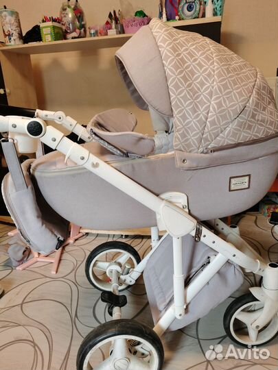 Коляска adamex 3 в 1 бу