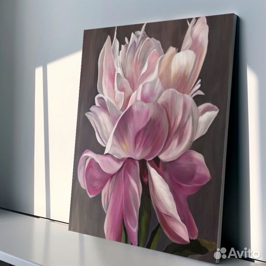 Интерьерные картины с цветами На заказ