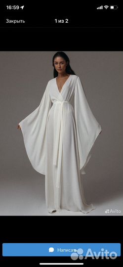 Халат кимоно женский шелк